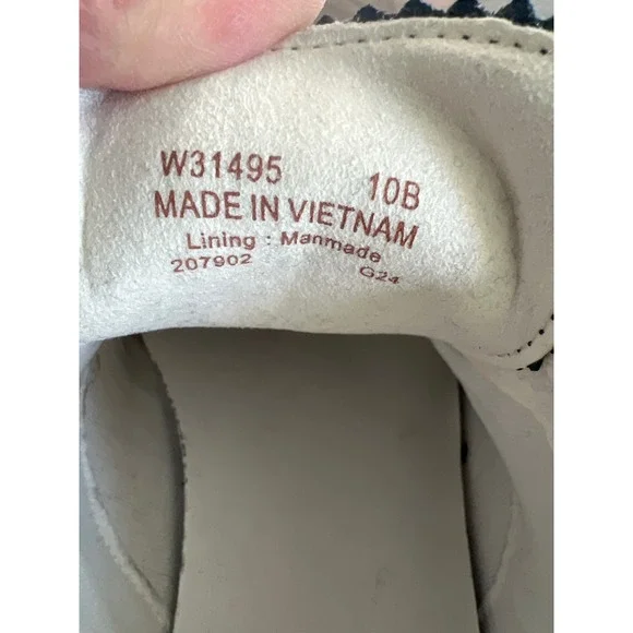 Cole Haan Women's Wingtip Oxford Shoes Navy & Ivory Leather 10B Preppy Retro - Picture 5 of 5